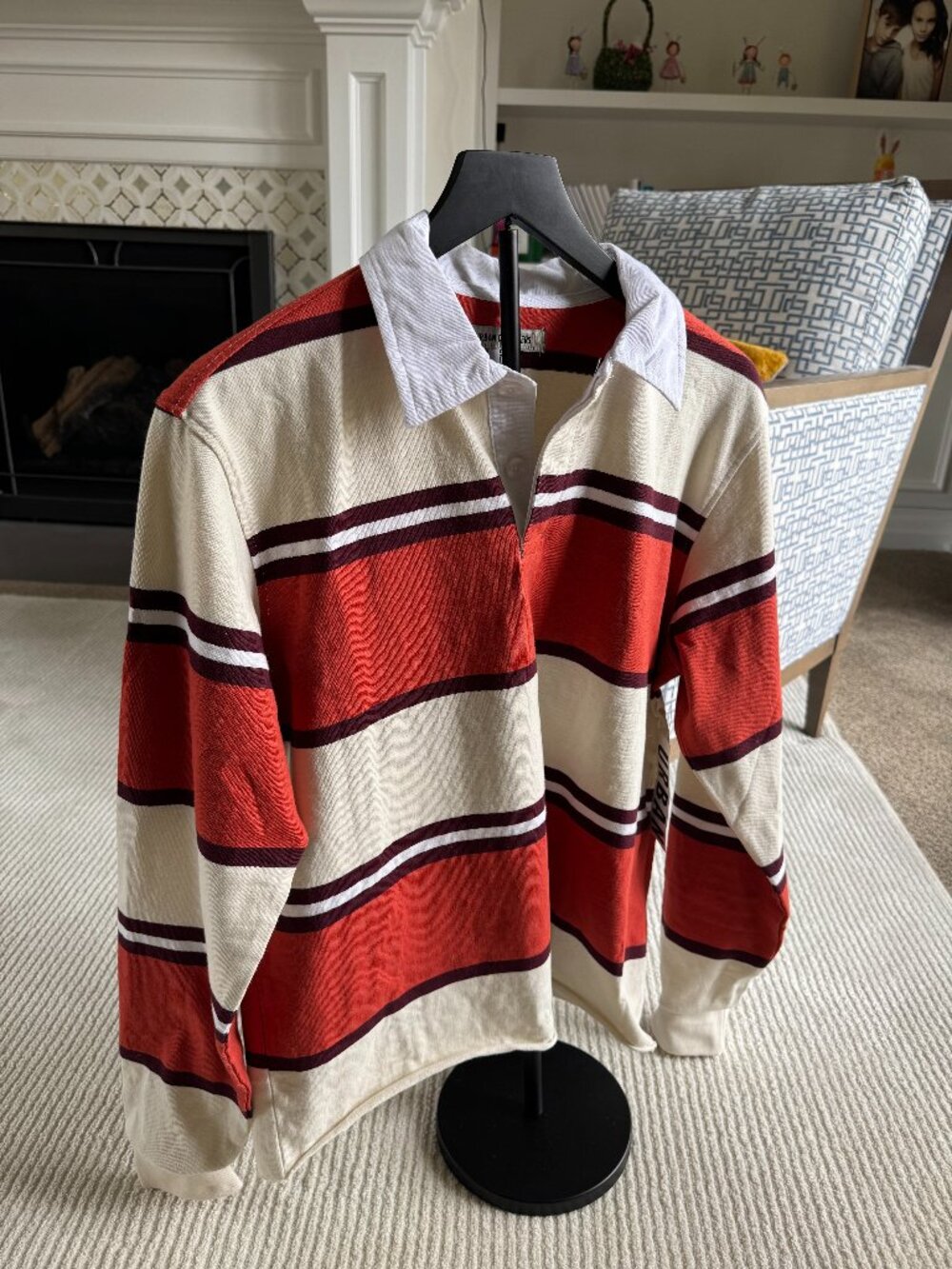 Urban Outfitters Long Sleeve Polo Shirt